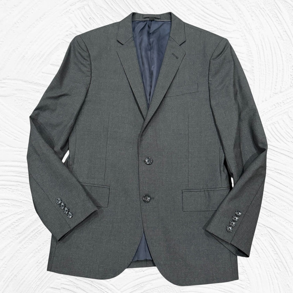 J‎ Crew Ludlow Blazer 38S Italian Wool Loro Piana Super 120s Crosshatch